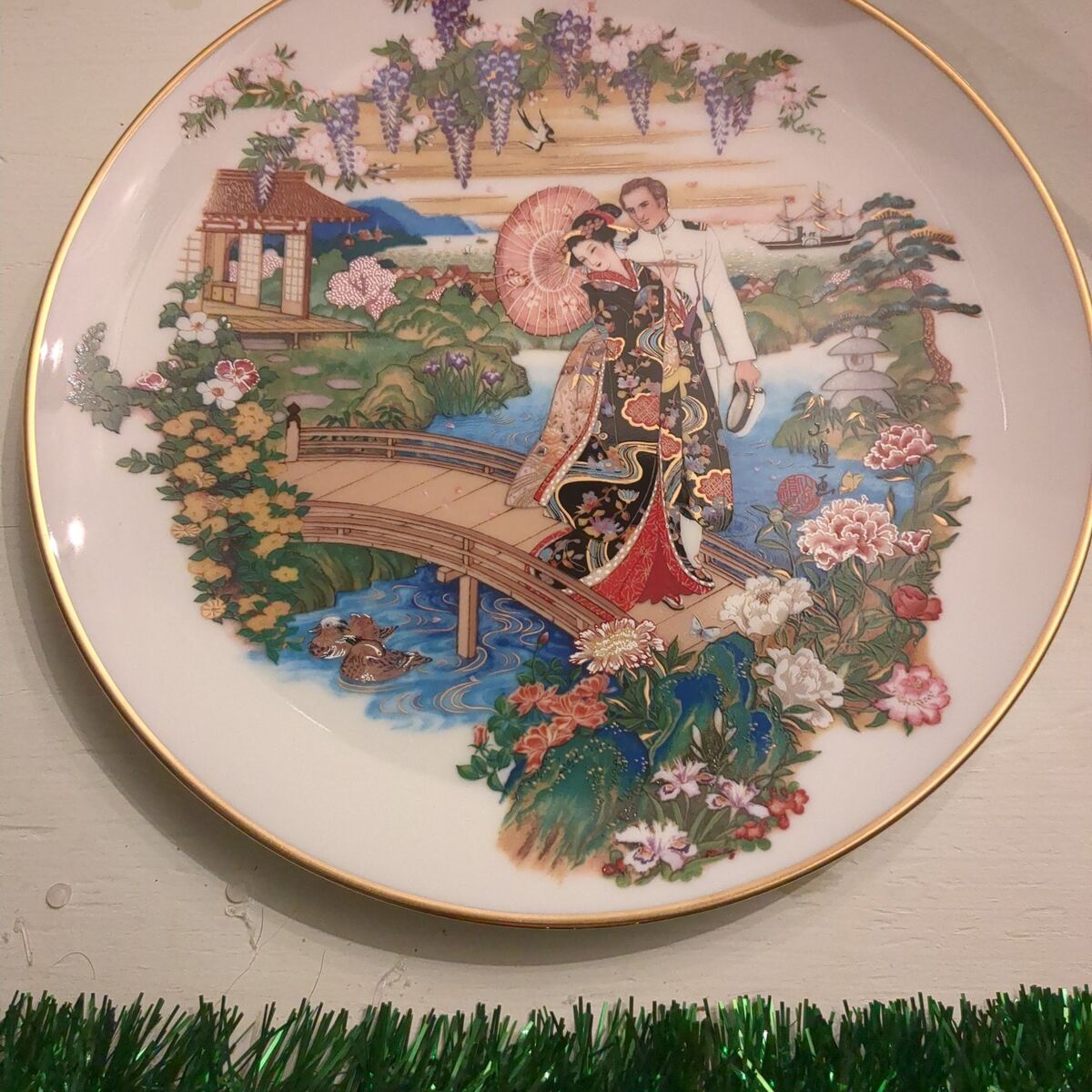 Vintage madama butterfly plate