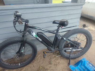 ECOTRIC Sportcool Electric Fat Tire Bike - Black, Used, Great for All Terrains