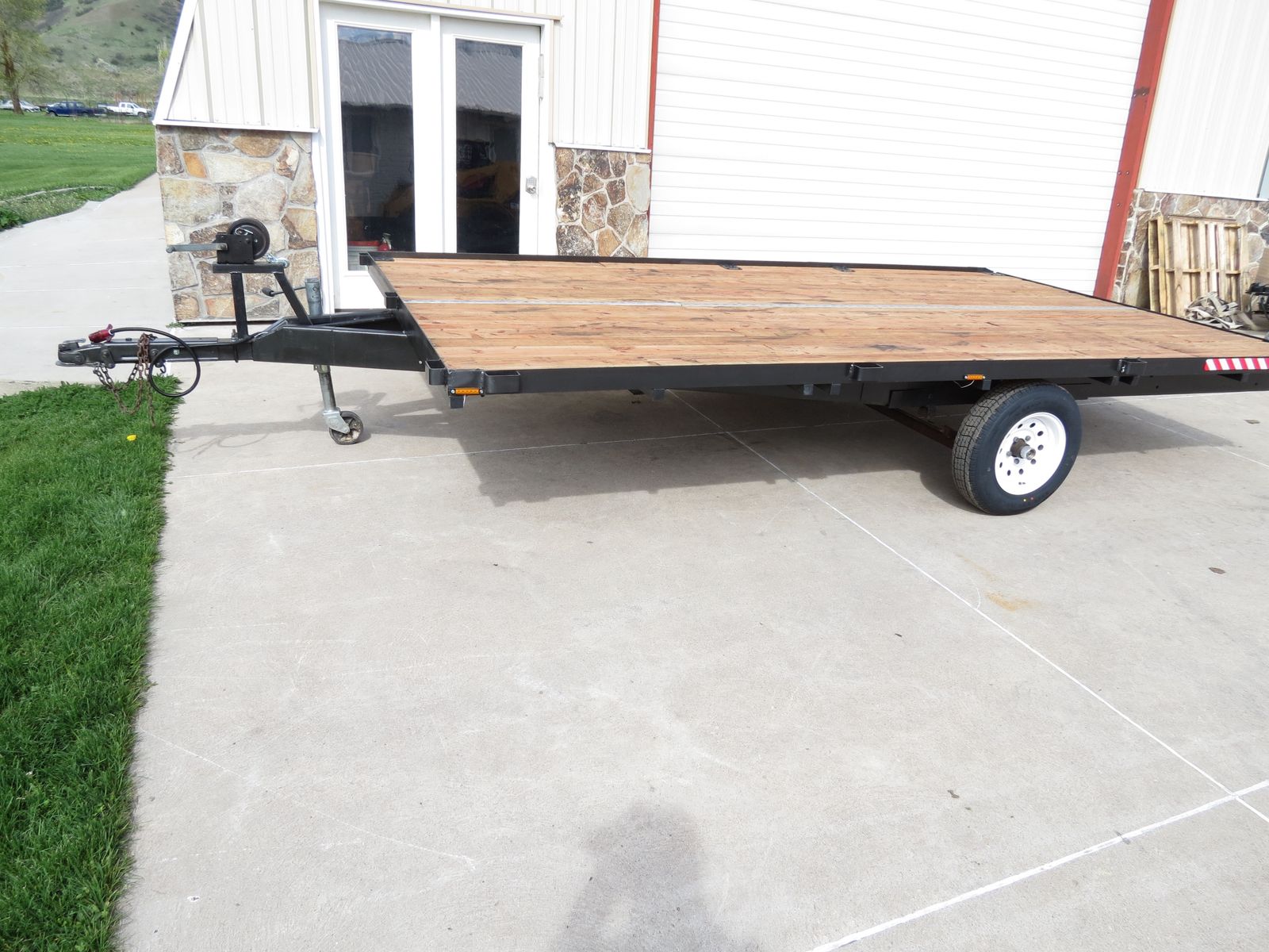 8 X14 flatbed trailer
