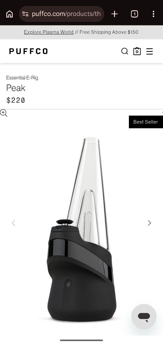 Puffco Peak Essential E-Rig - Portable Concentrate Vaporizer