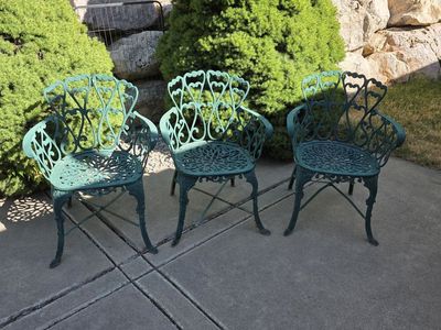 wrought iron chairs
