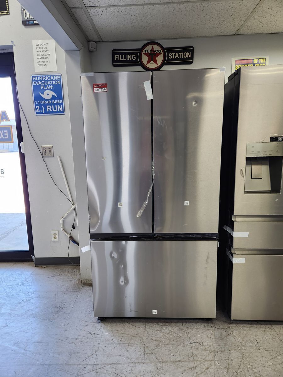 Samsung Bespoke 30 cu. ft. Standard Depth 3-Door French Door Smart Refrigerator