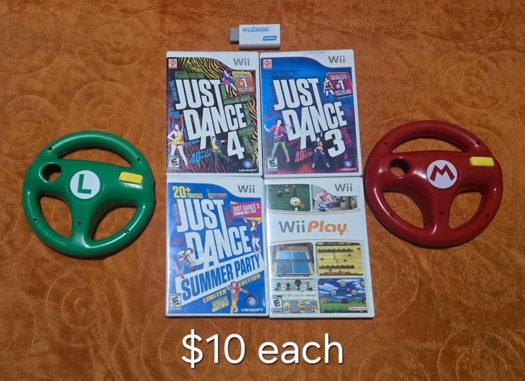 Wii games $10 each including Just Dance 3! trades considered!