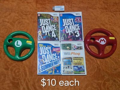 Wii games $10 each including Just Dance 3! trades considered!