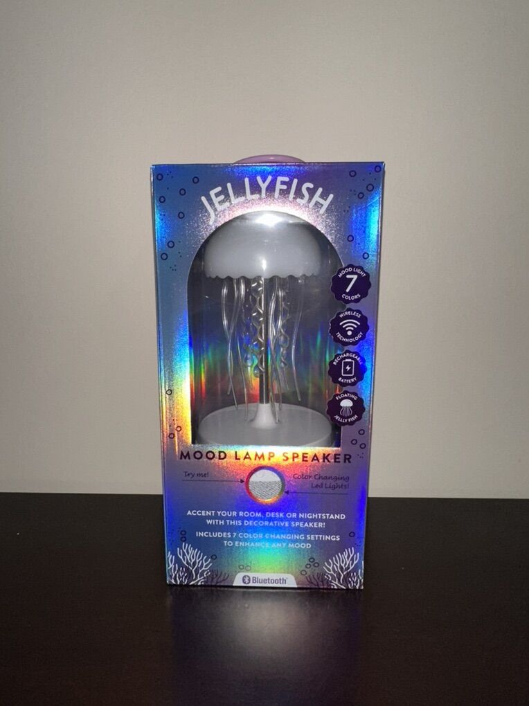 Jellyfish Mood lamp Bluetooth Speaker NIB