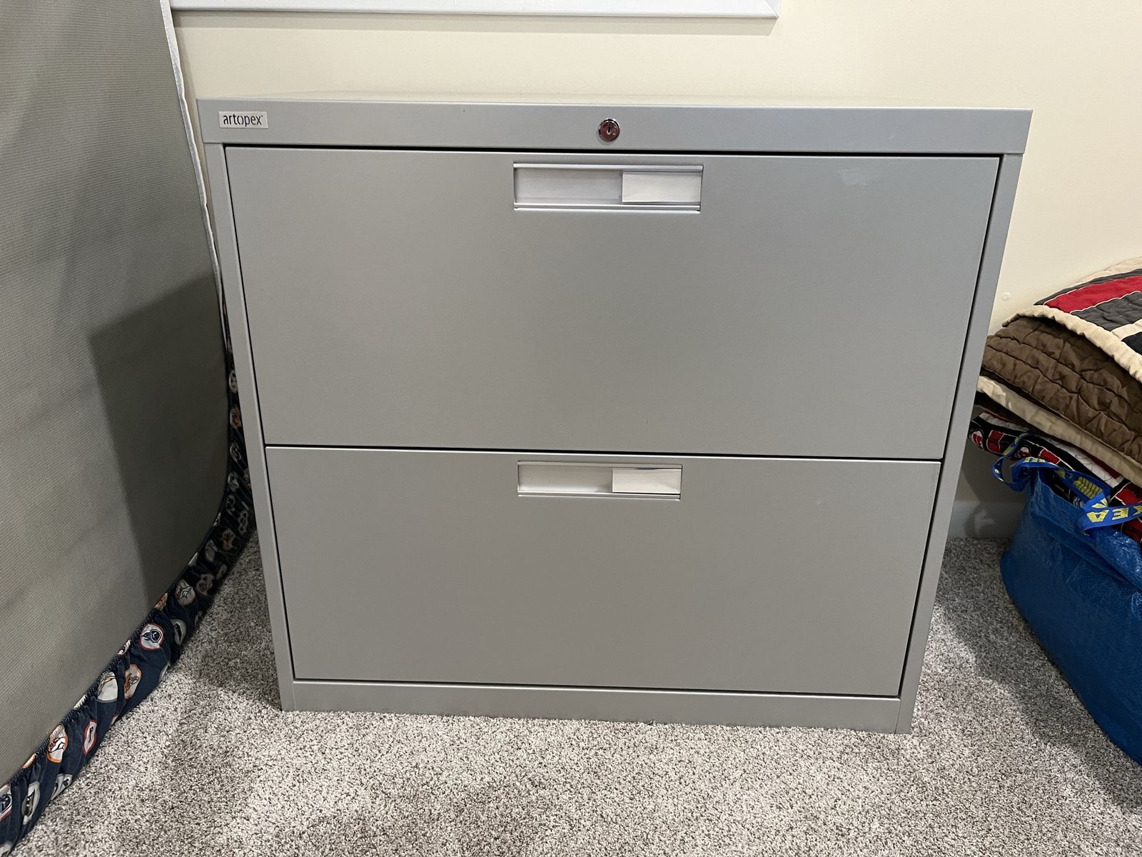 Artopex 2 drawer vertical filing cabinet