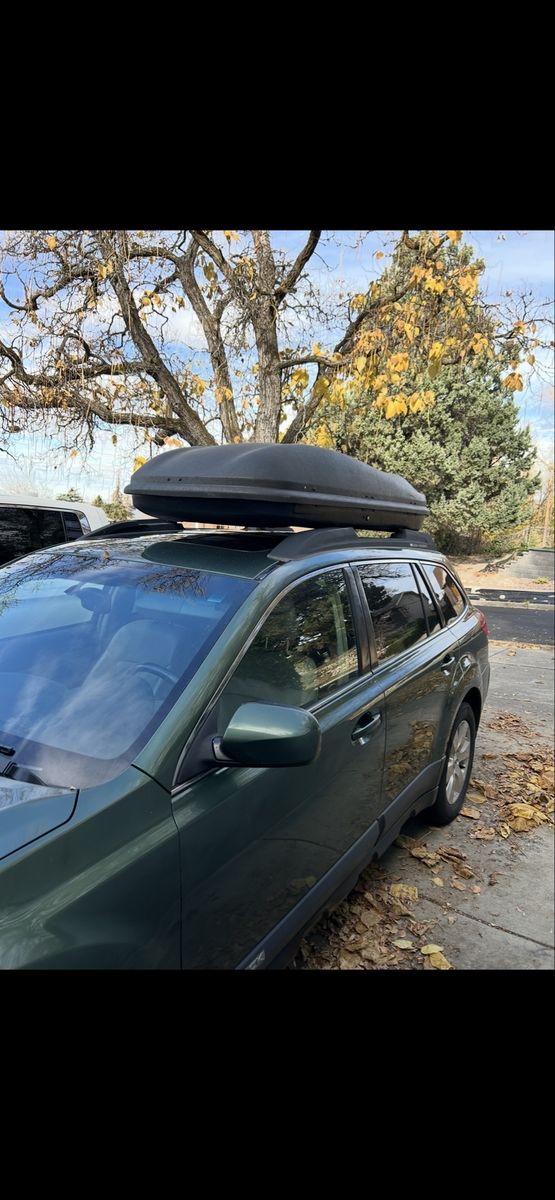 Subaru Roof Cargo Box - Black Rooftop Luggage Storage Carrier