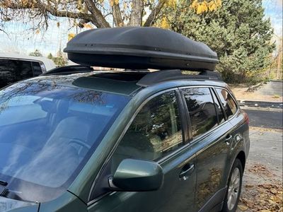 Subaru Roof Cargo Box - Black Rooftop Luggage Storage Carrier