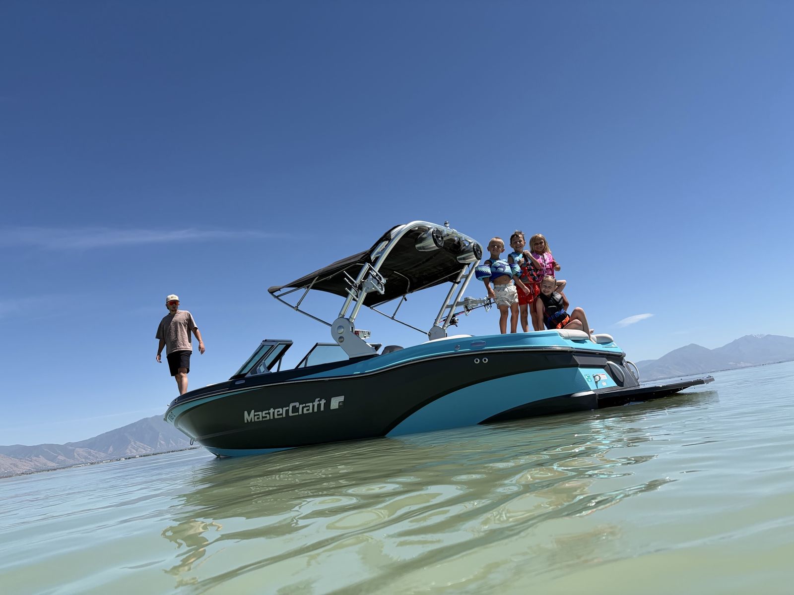 Surf boat for rent