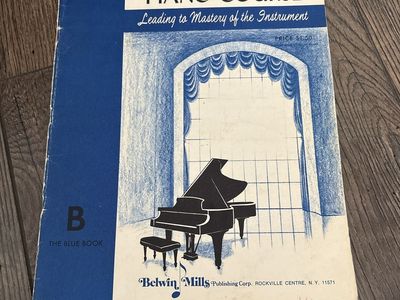 John W. Schaum Piano Course: The Blue Book - Vintage Belwin Mills Piano Instruction