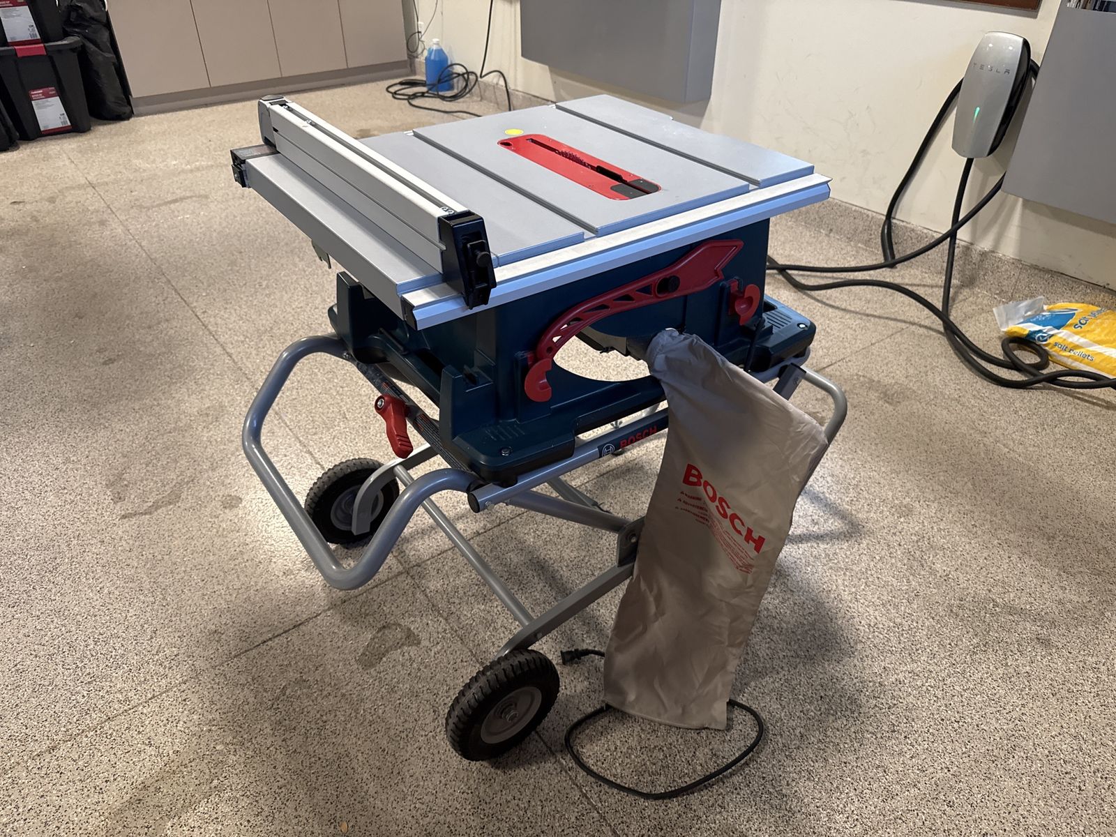 Bosch 4100 10” Portable Table Saw w/ Gravity Rise Stand + Accessories