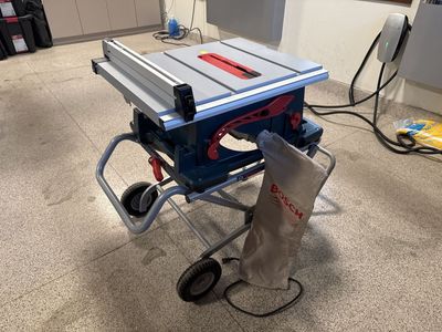 Bosch 4100 10” Portable Table Saw w/ Gravity Rise Stand + Accessories
