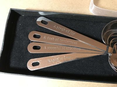 4Pcs Heart Shaped Measuring Spoons | Stainless Steel Spoons for Baking