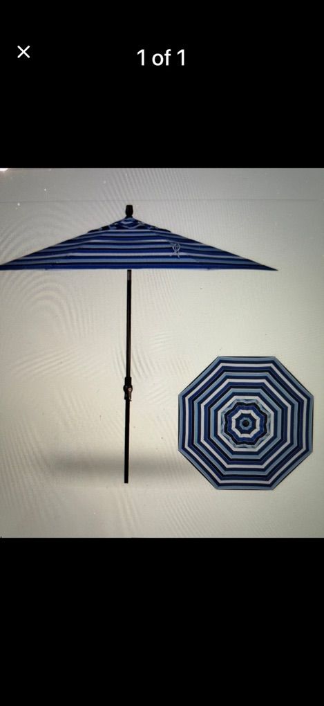 Outdoor Umbrella With Flat Base