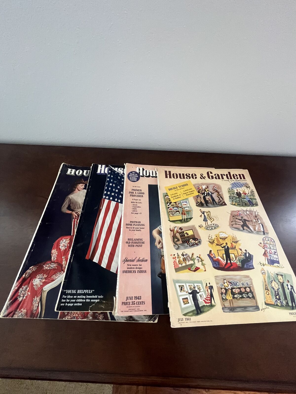 Vintage House & Garden Magazines from 1934 through 1943