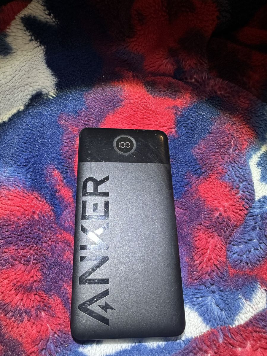 Used Anker Power Bank (20,000mAh, 15W, 2-Port USB-C/USB-A)