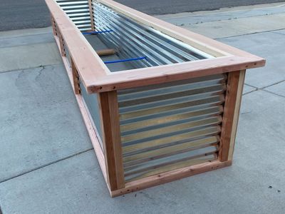 Long Custom Garden Boxes Raised Planter Beds