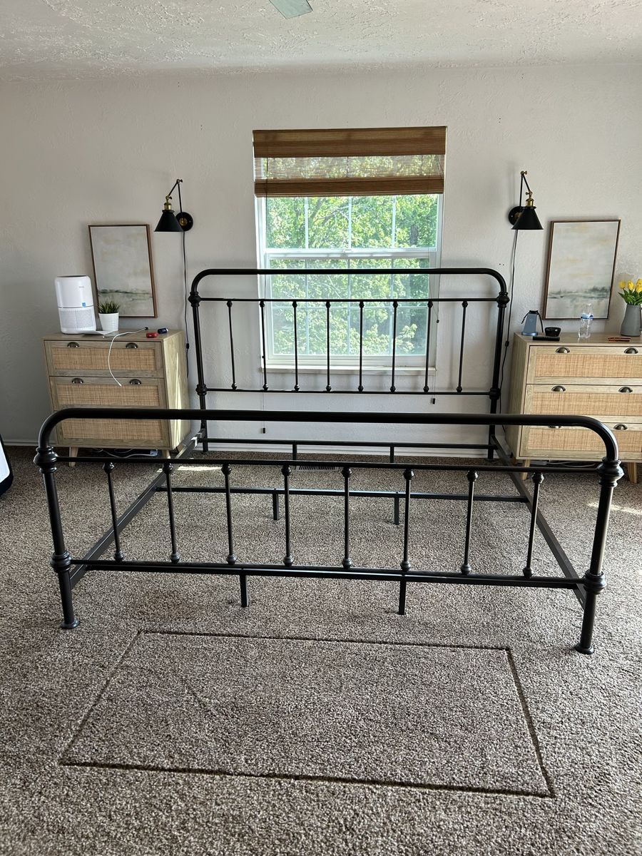 King size bed frame