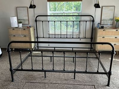King size bed frame