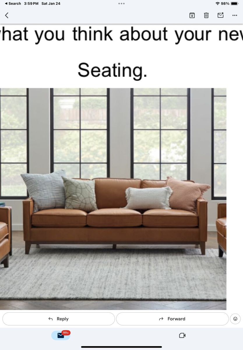 Brown Learher sofa