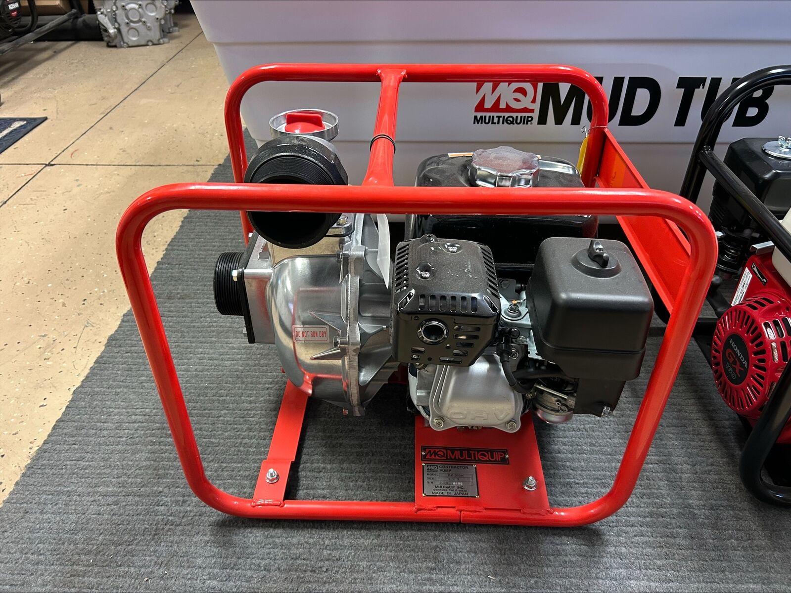New Multiquip 3 x 3 pump, QP305H