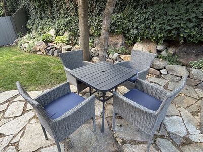 Patio table and chairs