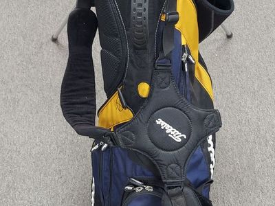 Titleist Golf Bag, Blue/Black/Gold