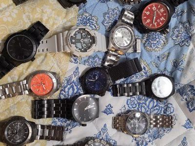 Assorted Men's Watches - Fossil, Diesel, G-Shock, Alpha - Various Styles & Conditions