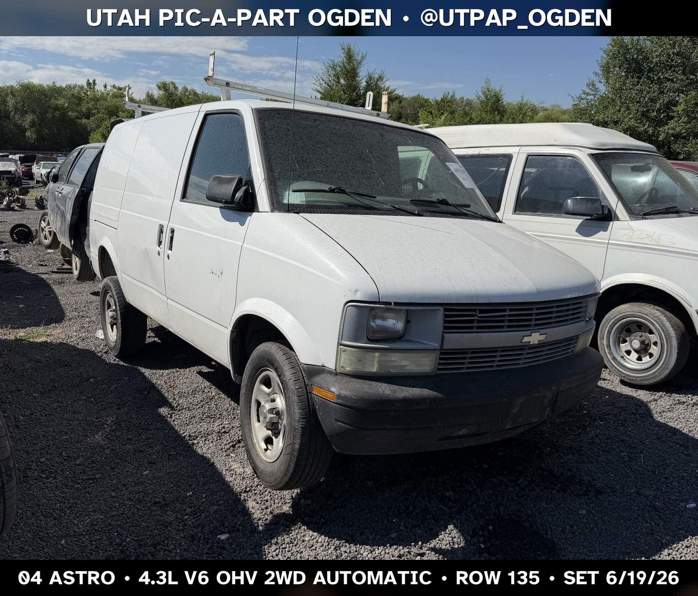 2004 Chevrolet Astro Parts - UTPAP Ogden