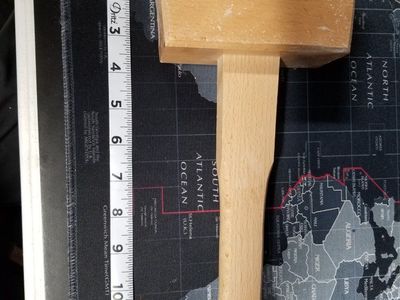 Crown Hand Tools Wood Mallet - Sheffield, England - 13 inch