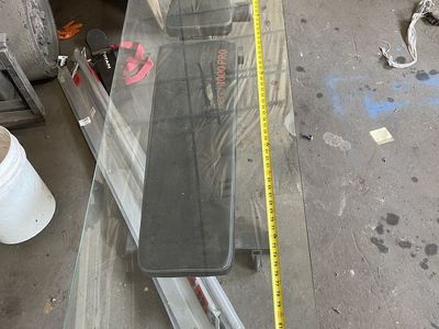 Large Tempered Glass Table Top - 90" x 24"