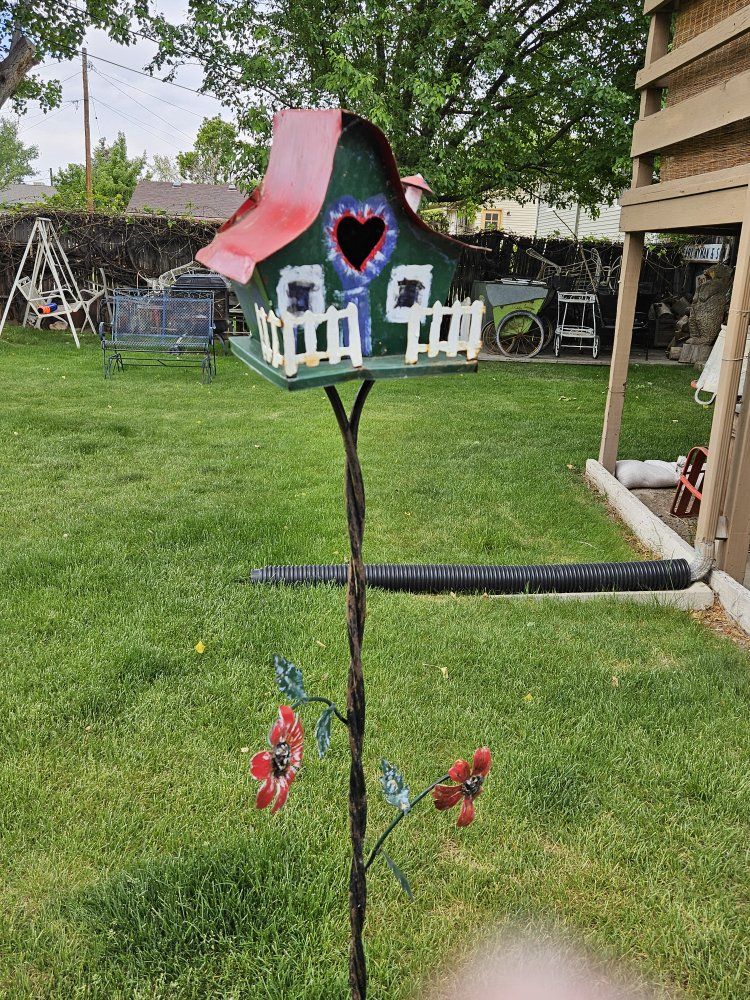 Metal Bird House