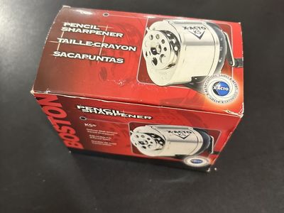 X-ACTO Boston KS Deluxe Wall-Mount Pencil Sharpener - New in Box, Adjustable for 8 Pencil Sizes