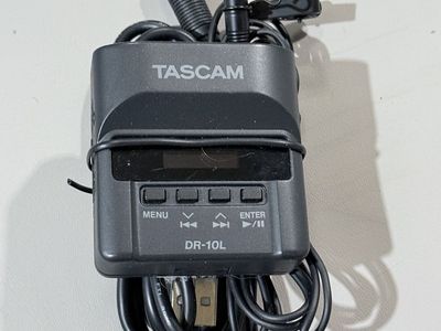 Tascam DR-10L Digital Audio Recorder with Lavalier Microphone