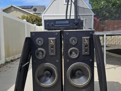 Infinity speakers Kenwood receiver