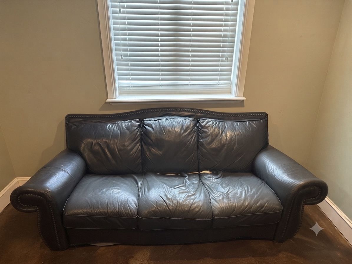 Leather couch