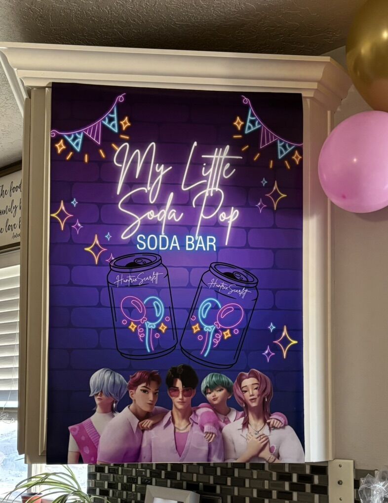 K Pop Demon Hunter Birthday Poster And Banner