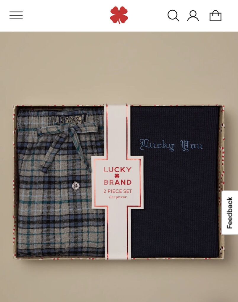 Lucky Mens Pajama Set