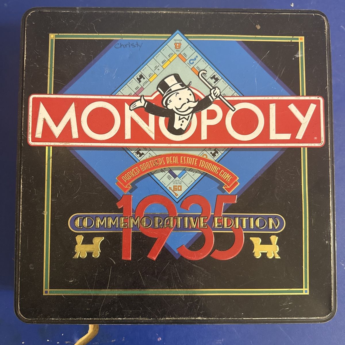 Monopoly 1935 Commemorative Edition Board Game in Tin Box