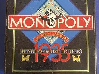 Monopoly 1935 Commemorative Edition Board Game in Tin Box
