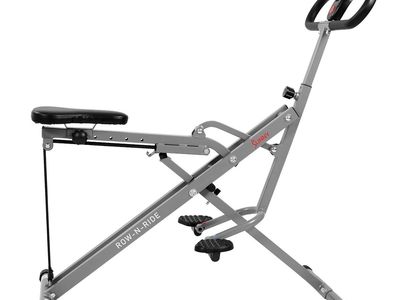 Sunny Health & Fitness Silver Row-N-Ride Exerciser