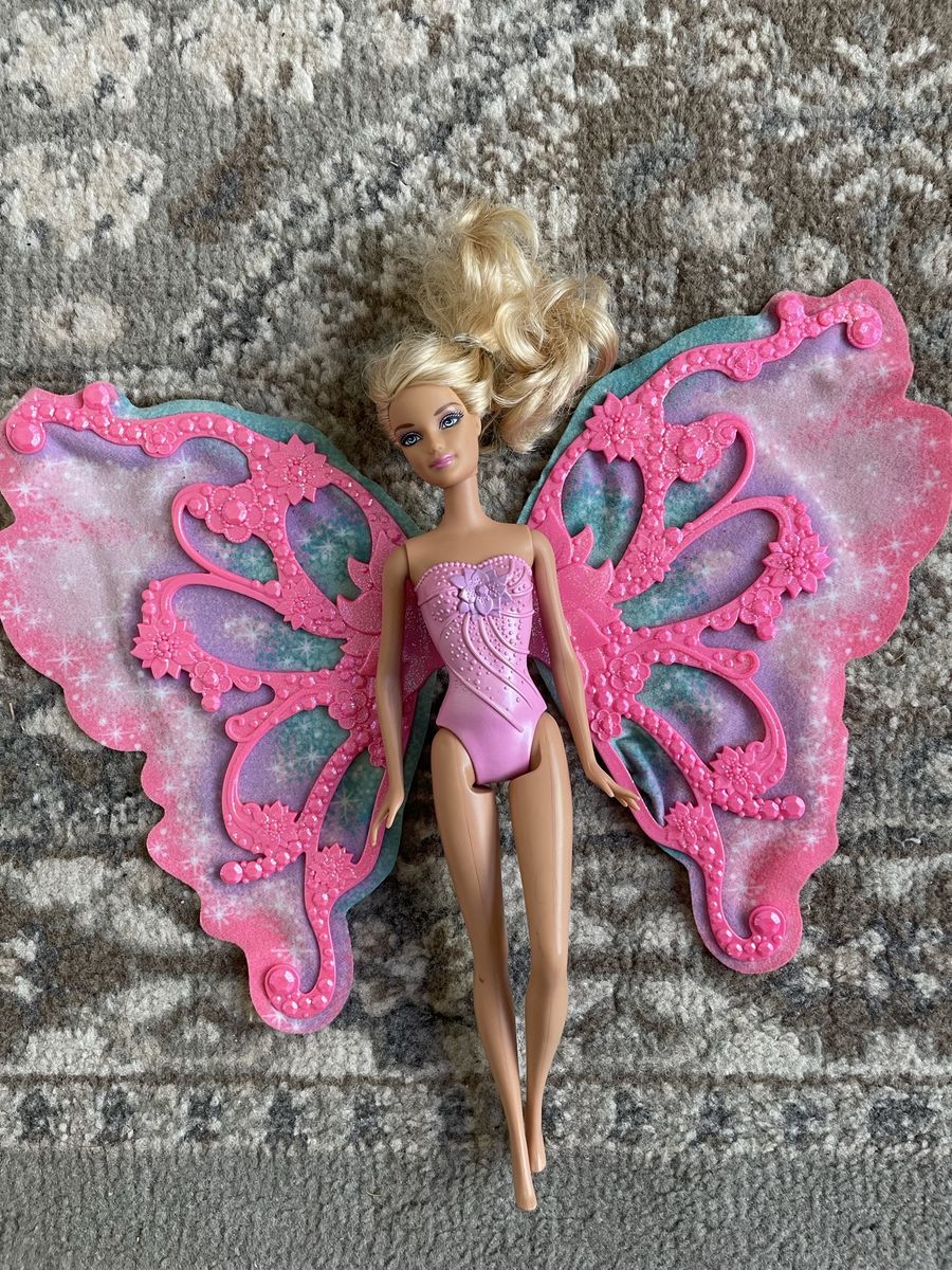 Barbie Flower N Flutter Fairy Blonde Doll 2011