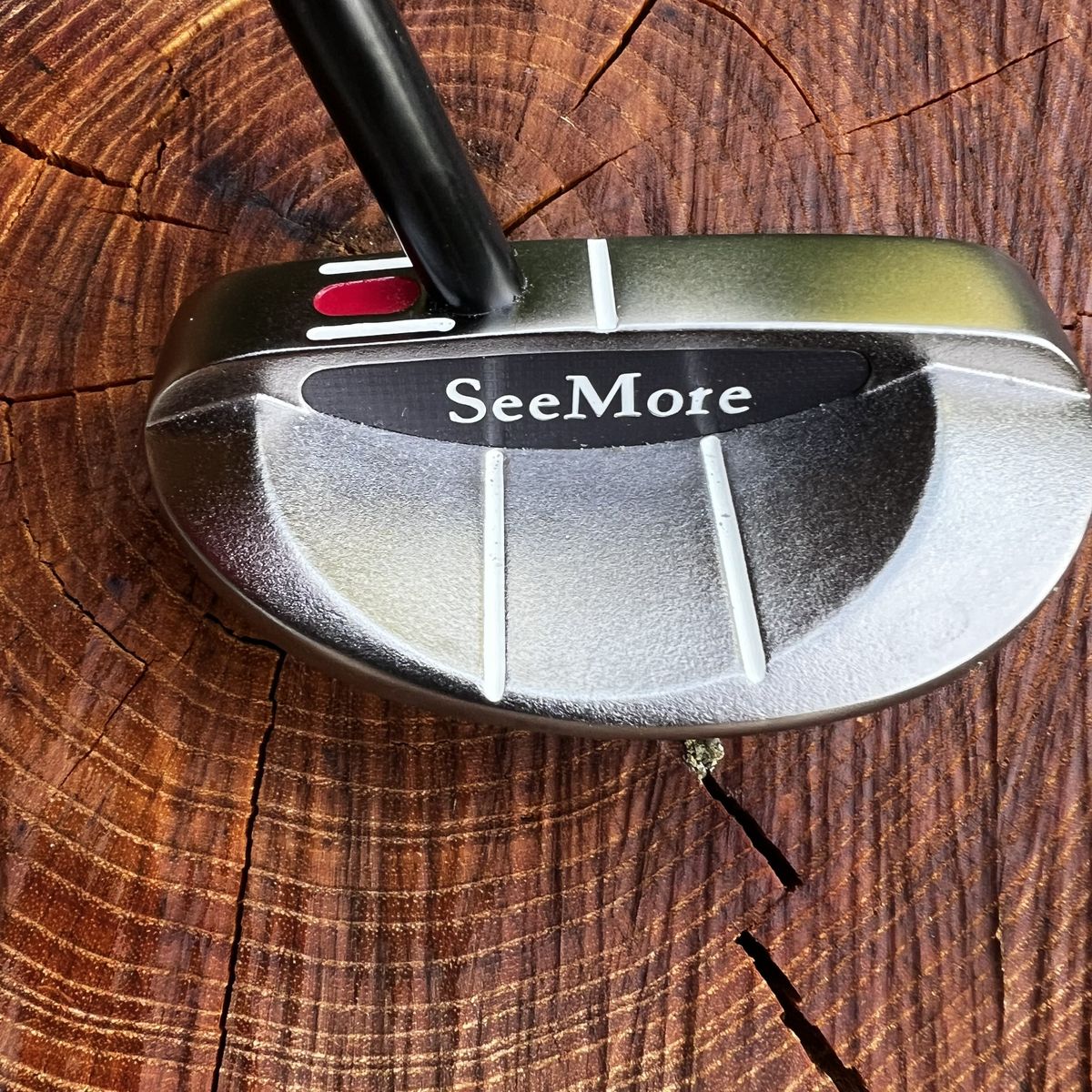 SeeMore Si3 Mallet Golf Putter - 35 Inches - 100% Milled Face