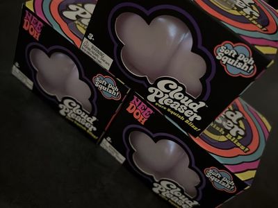 NeeDoh Cloud Pleaser Squishy Sensory Toy - Soft Doh Squish Stress Reliever (3-Pack)