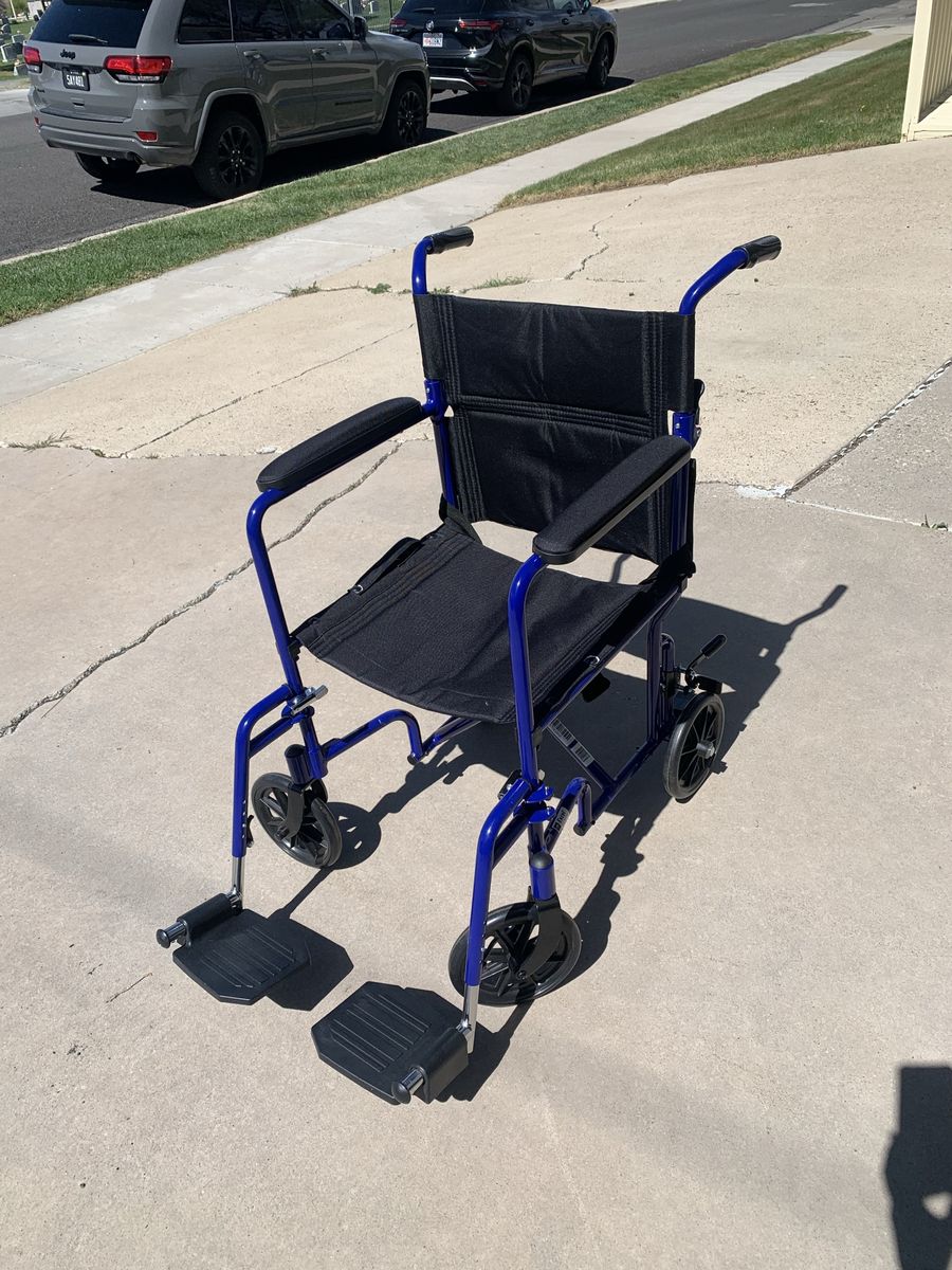 2-for-1 Medline Travel Light Wheelchairs