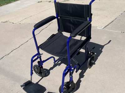 2-for-1 Medline Travel Light Wheelchairs