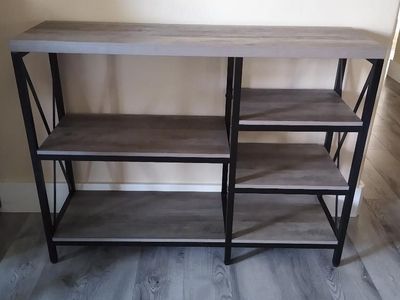 Gray Console Table