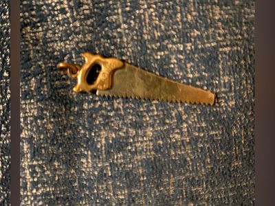 miniature EC Atkinson and co saw pendant or charm