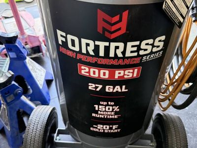 Fortress 27-Gallon 200 PSI Oil-Free Vertical Air Compressor