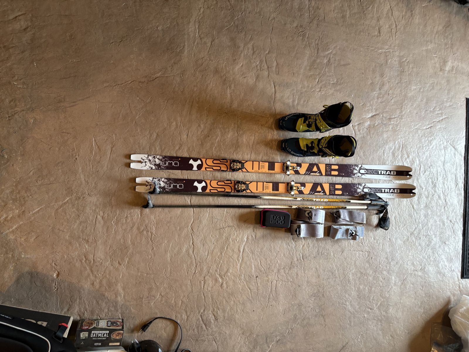 Complete Ski Trab and La Sportiva Skimo Race Setup Skis, bindings, skins, poles